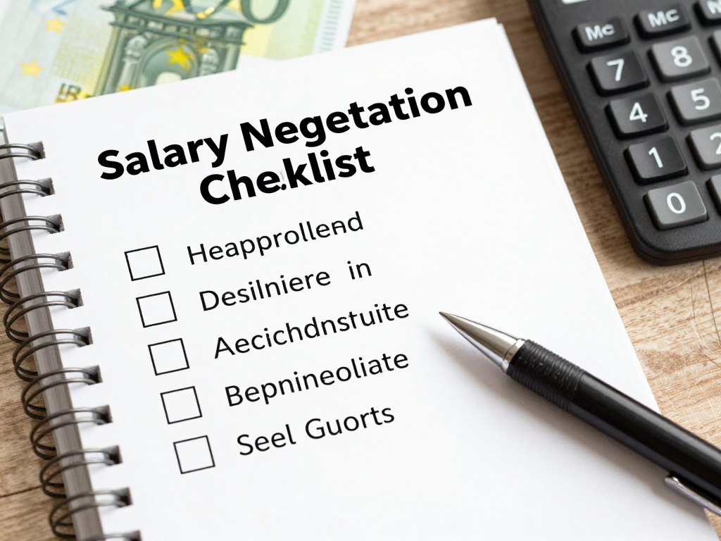 Vorbereitung auf Gehaltsverhandlung mit Checkliste